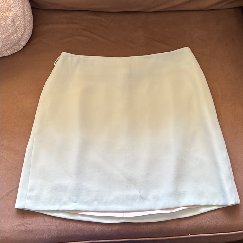 Bebe Cream Mini Pencil Skirt Work